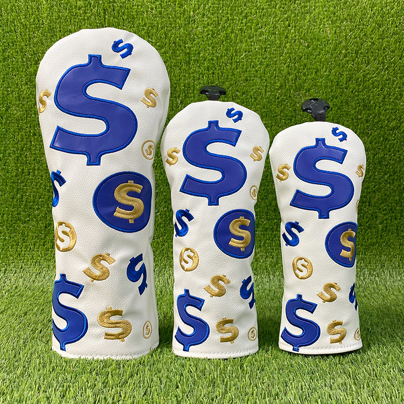 Embroidery Ideas - Sarung Kepala Stik Golf Pola Bordir