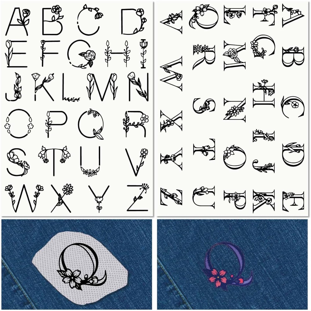 Embroidery Water - Penstabil bordir larut air huruf A-Z