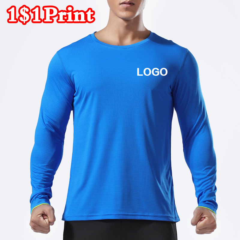 Embroidery Uniforms - Kaos olahraga lengan panjang cepat kering