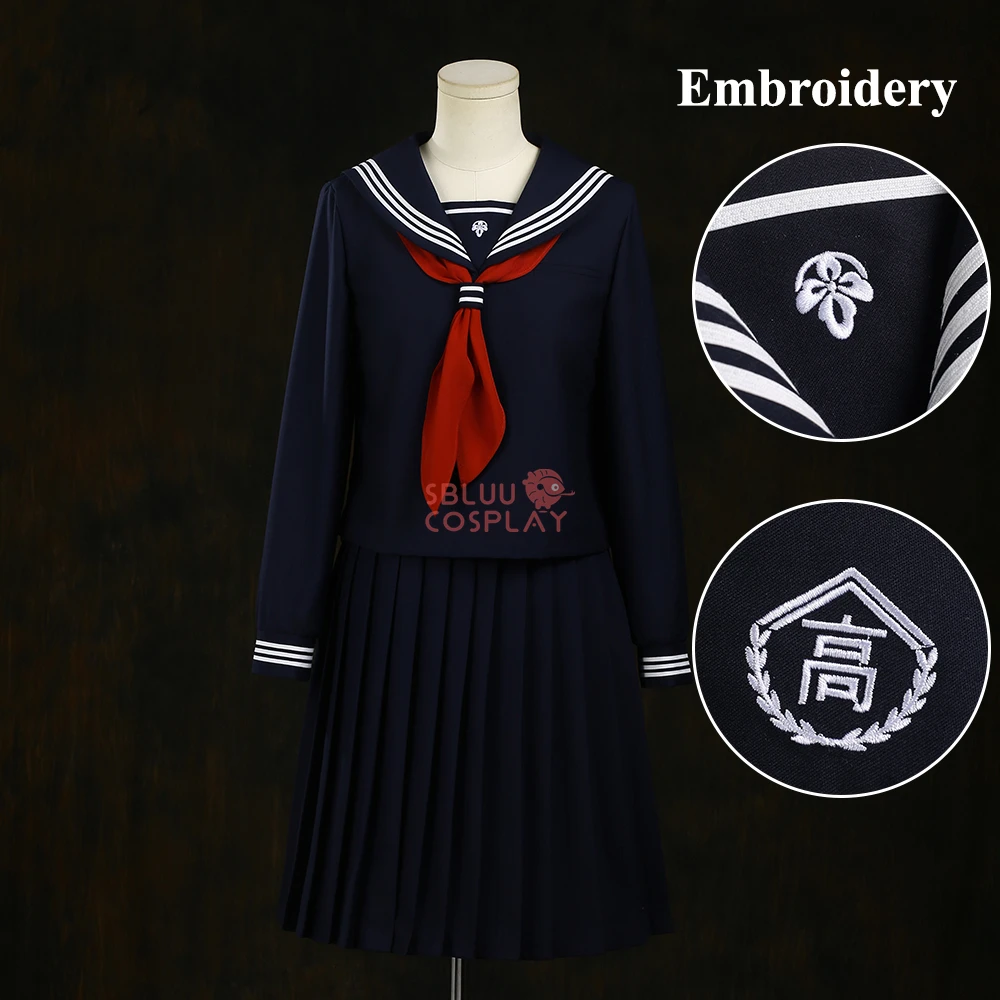 Embroidery Uniforms - SBluuCosplay Shimizu Hinako Kostum Cosplay Bordir