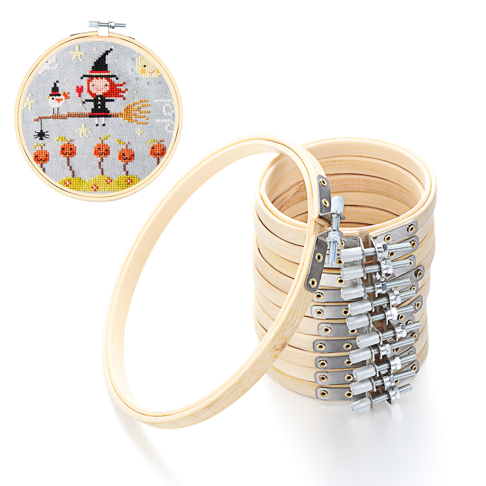 Embroidery Hooping - 8/10/13/15/18/30Cm Bordir Hoop DIY Jarum Cross