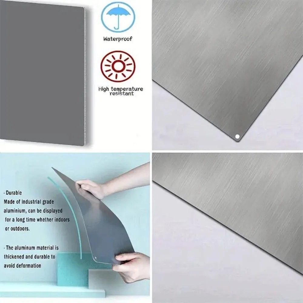 1pc Papan Tanda Dinding Logam  - Embroidery Water ulasan dan harga