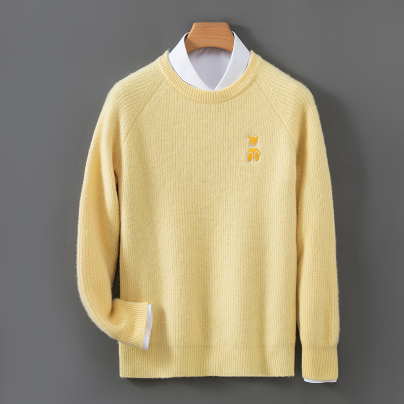Sweater Rajut Pria Kerah O Bor - Embroidery In Australia ulasan dan harga