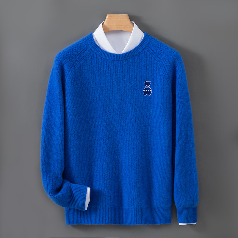 Sweater Rajut Pria Kerah O Bor - Embroidery In Australia ulasan dan harga