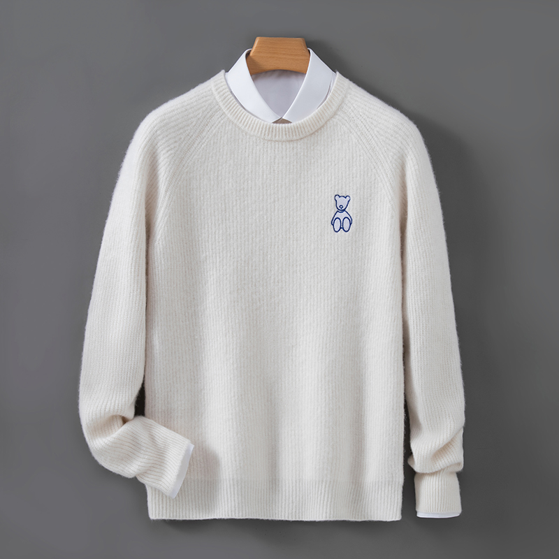 Sweater Rajut Pria Kerah O Bor - Embroidery In Australia ulasan dan harga