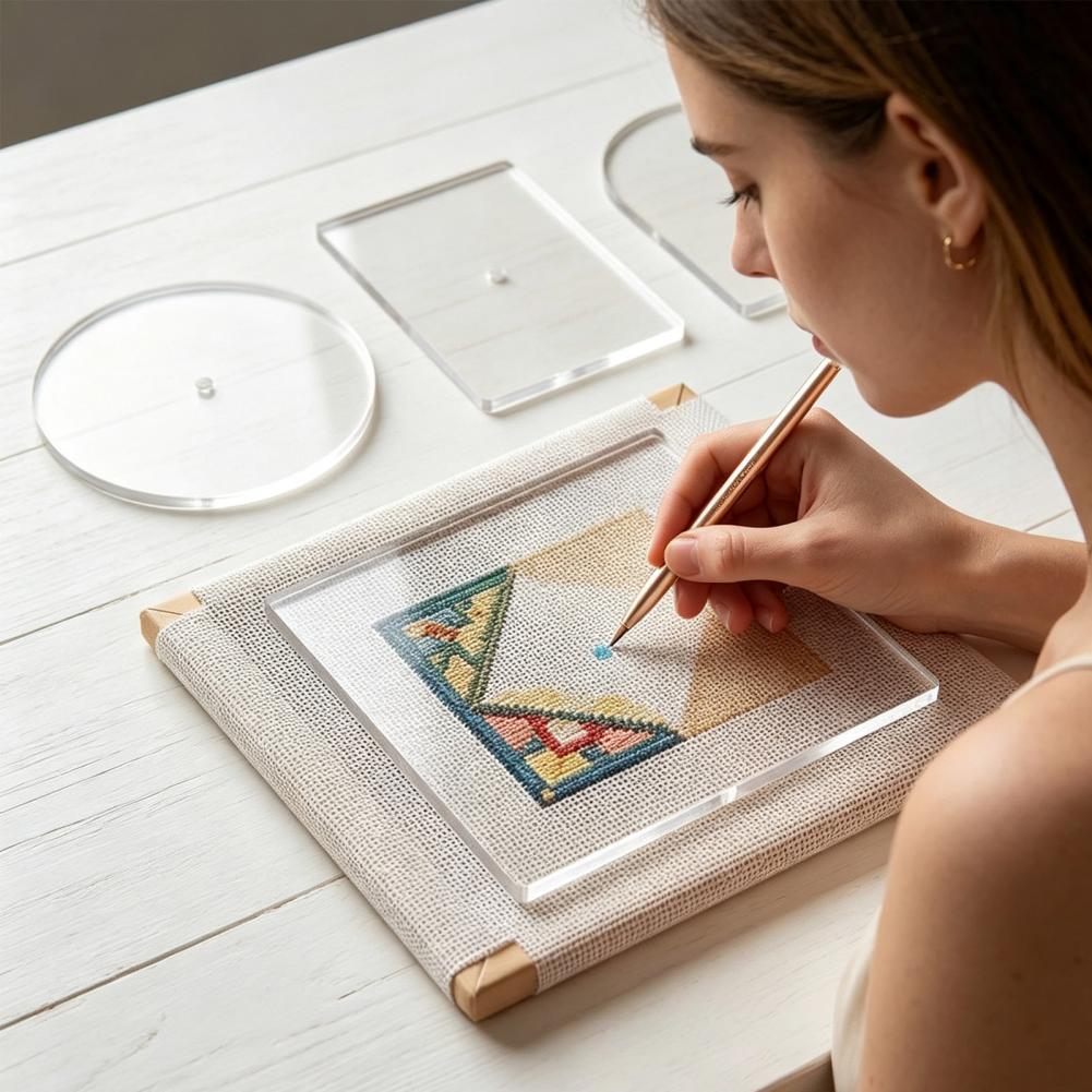 5PCS Set Template Bordir Akril - Embroidery Diy ulasan dan harga
