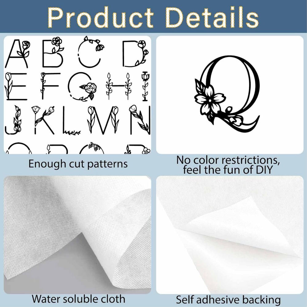 Penstabil bordir larut air hur - Embroidery Water ulasan dan harga