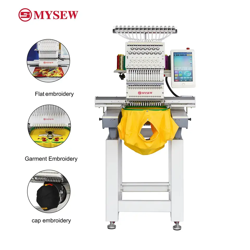 Mesin Bordir Komputer Otomatis - Embroidery Machine Computerized ulasan dan harga