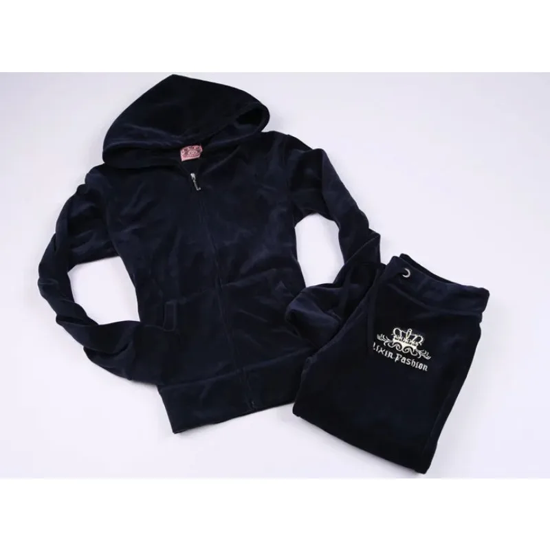 JC Tracksuit wanita beludru me - Embroidery Uniforms ulasan dan harga
