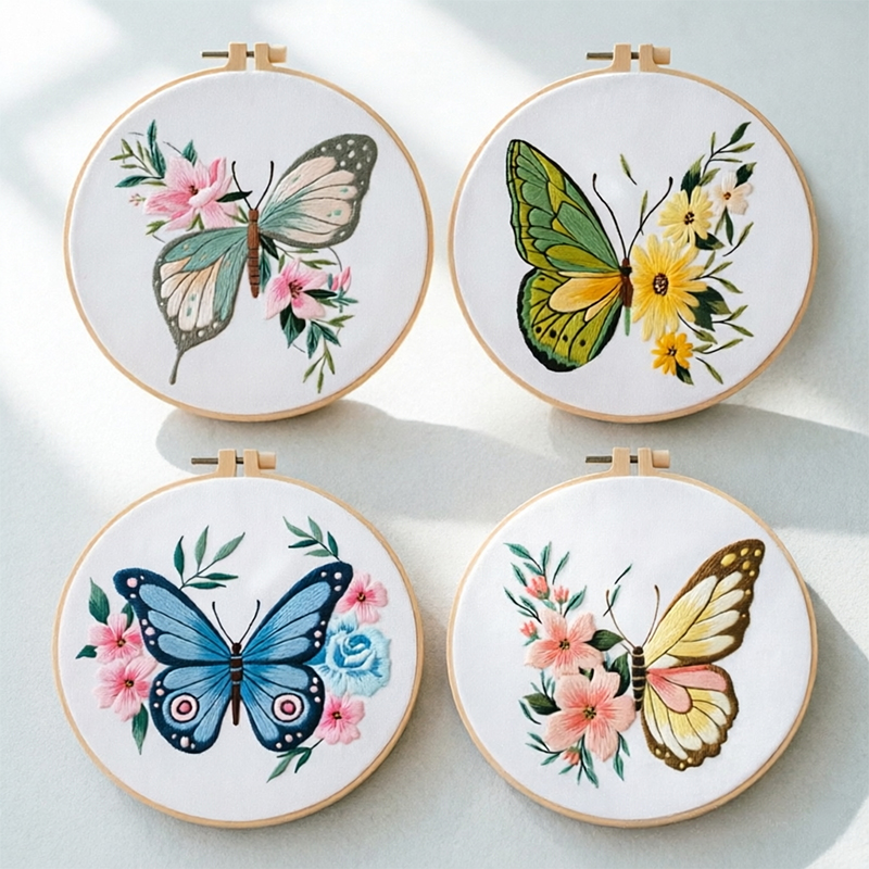 1pc 20X20CM 7.87 inci Kit Bord - Embroidery Diy ulasan dan harga