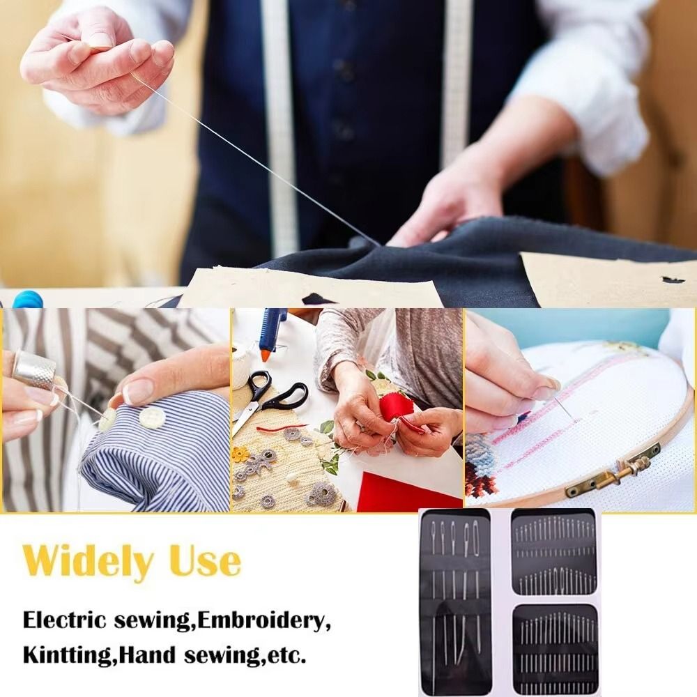 55 Buah/Set Jarum Jahit Tangan - Embroidery Diy ulasan dan harga