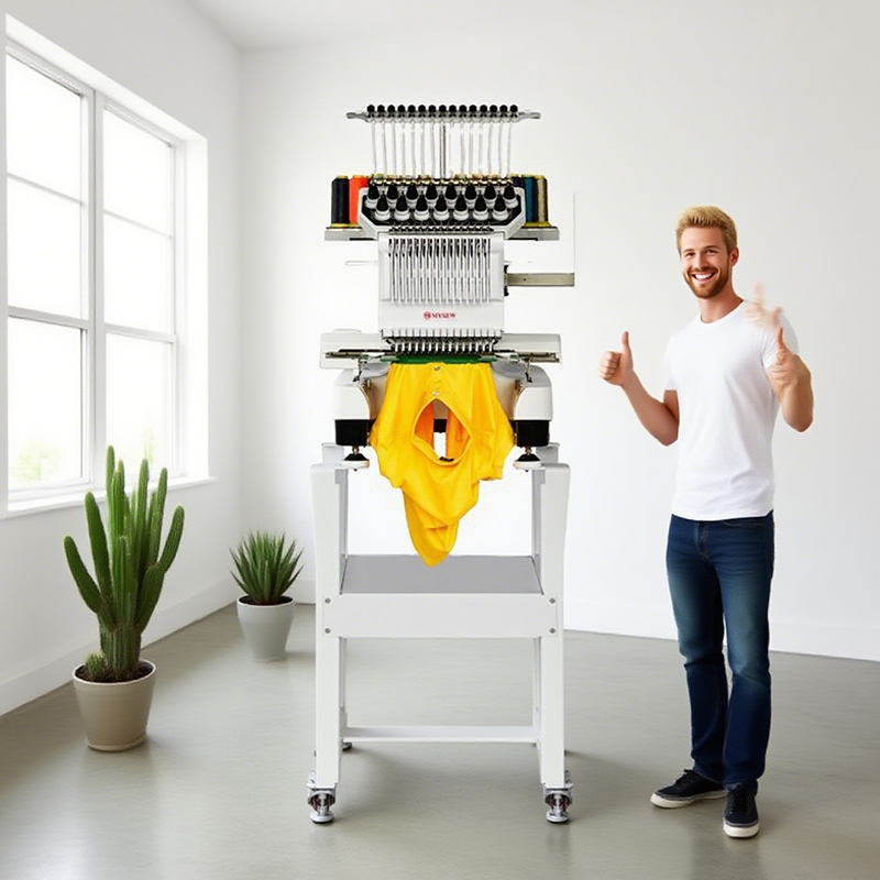 Mesin Bordir Industri Otomatis - Embroidery Machine Computerized ulasan dan harga