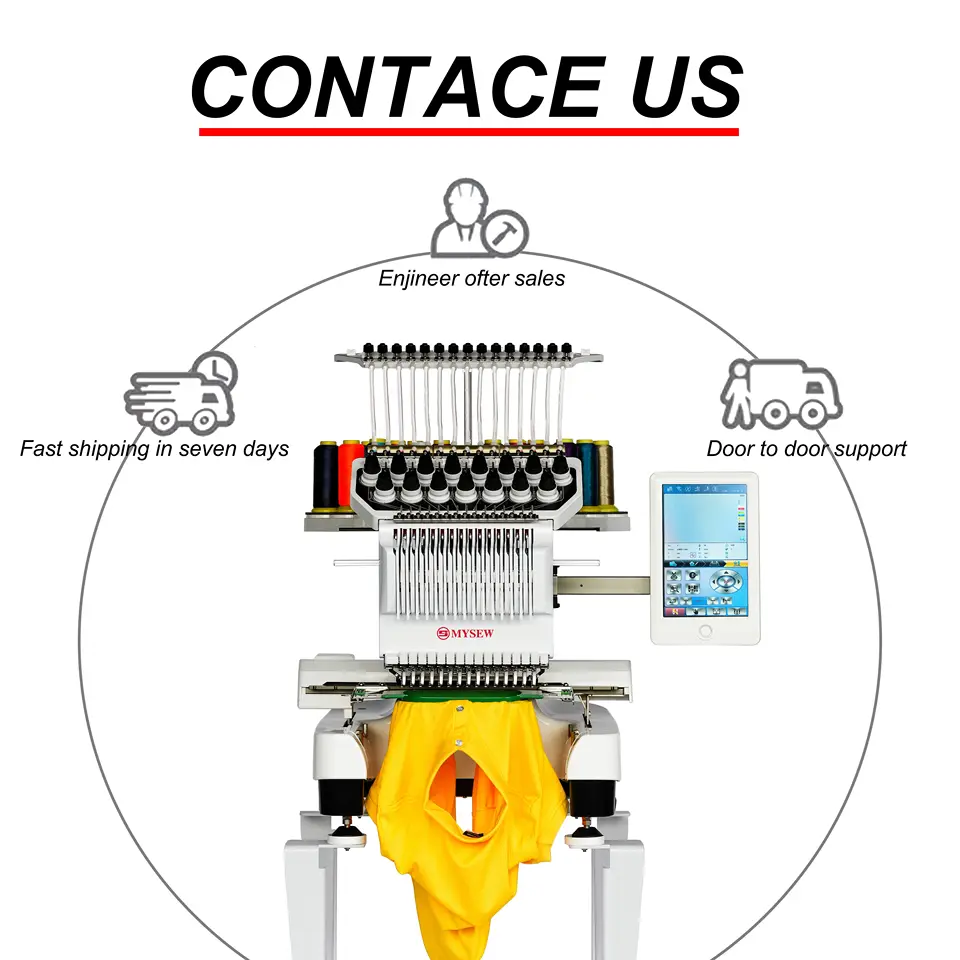 Mesin Bordir Industri Otomatis - Embroidery Machine Computerized ulasan dan harga