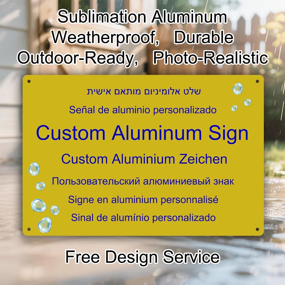 Papan Aluminium Kustom Cetak F - Embroidery Water ulasan dan harga
