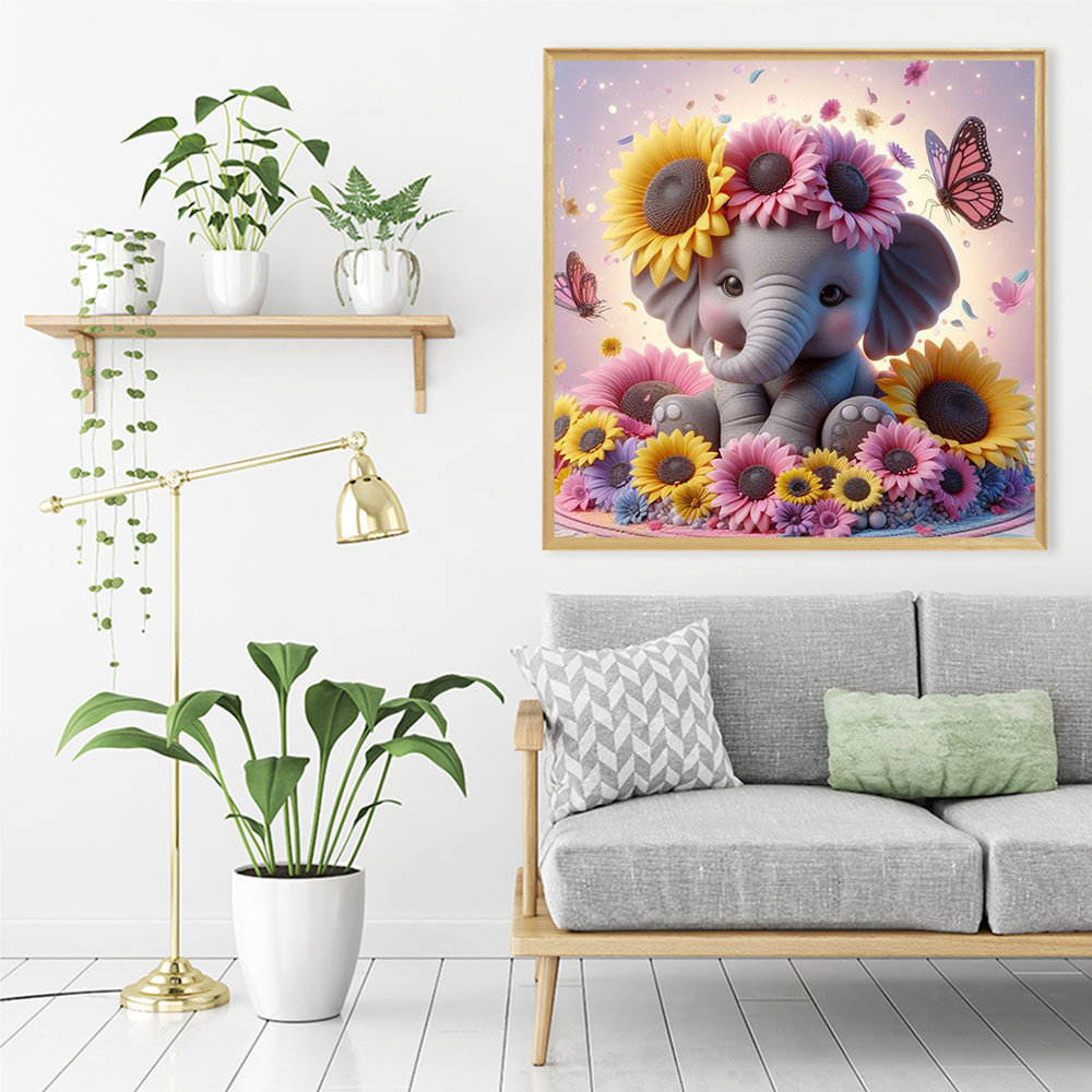 Evershine gajah lukisan berlia - Embroidery Ideas ulasan dan harga