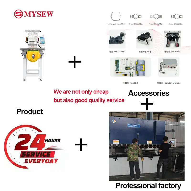 MYSEW MFGS1501 (420*510mm) Mes - Embroidery Machine Computerized ulasan dan harga
