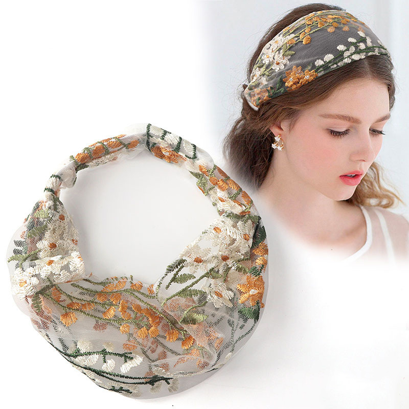 Ikat Rambut Etnis Perempuan Ik - Embroidery Knot ulasan dan harga