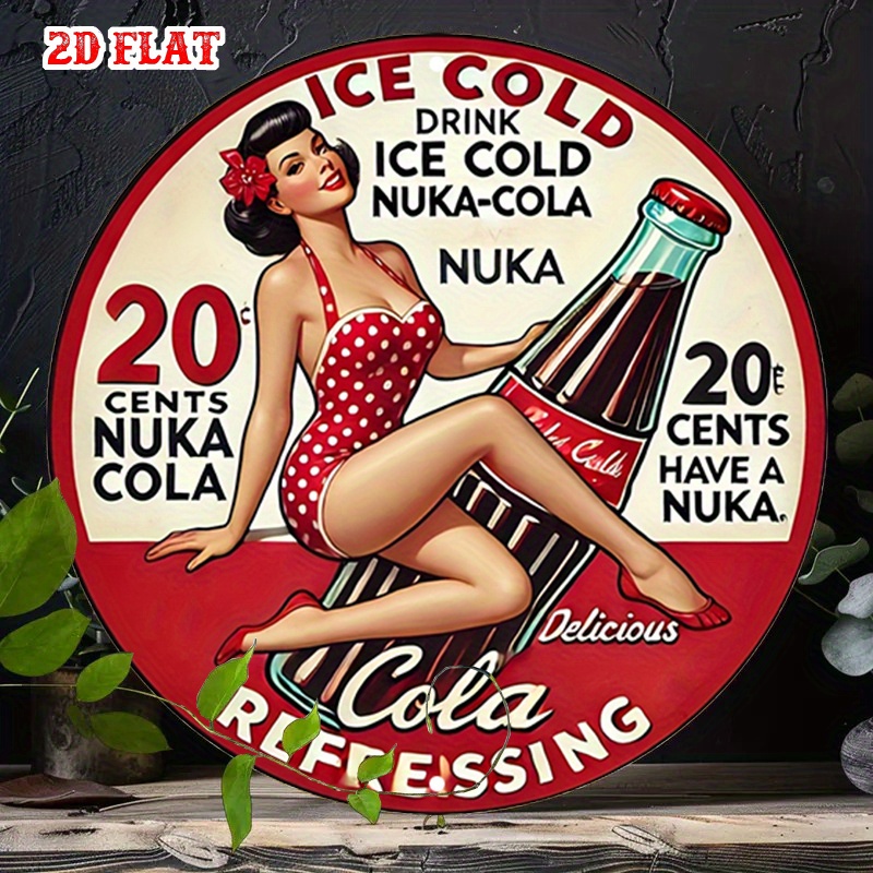 2D Flat, 1pc Retro Pin-Up 7.87 - Embroidery Water ulasan dan harga