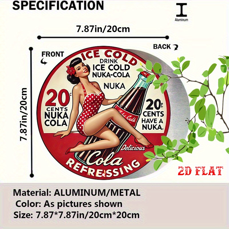 2D Flat, 1pc Retro Pin-Up 7.87 - Embroidery Water ulasan dan harga