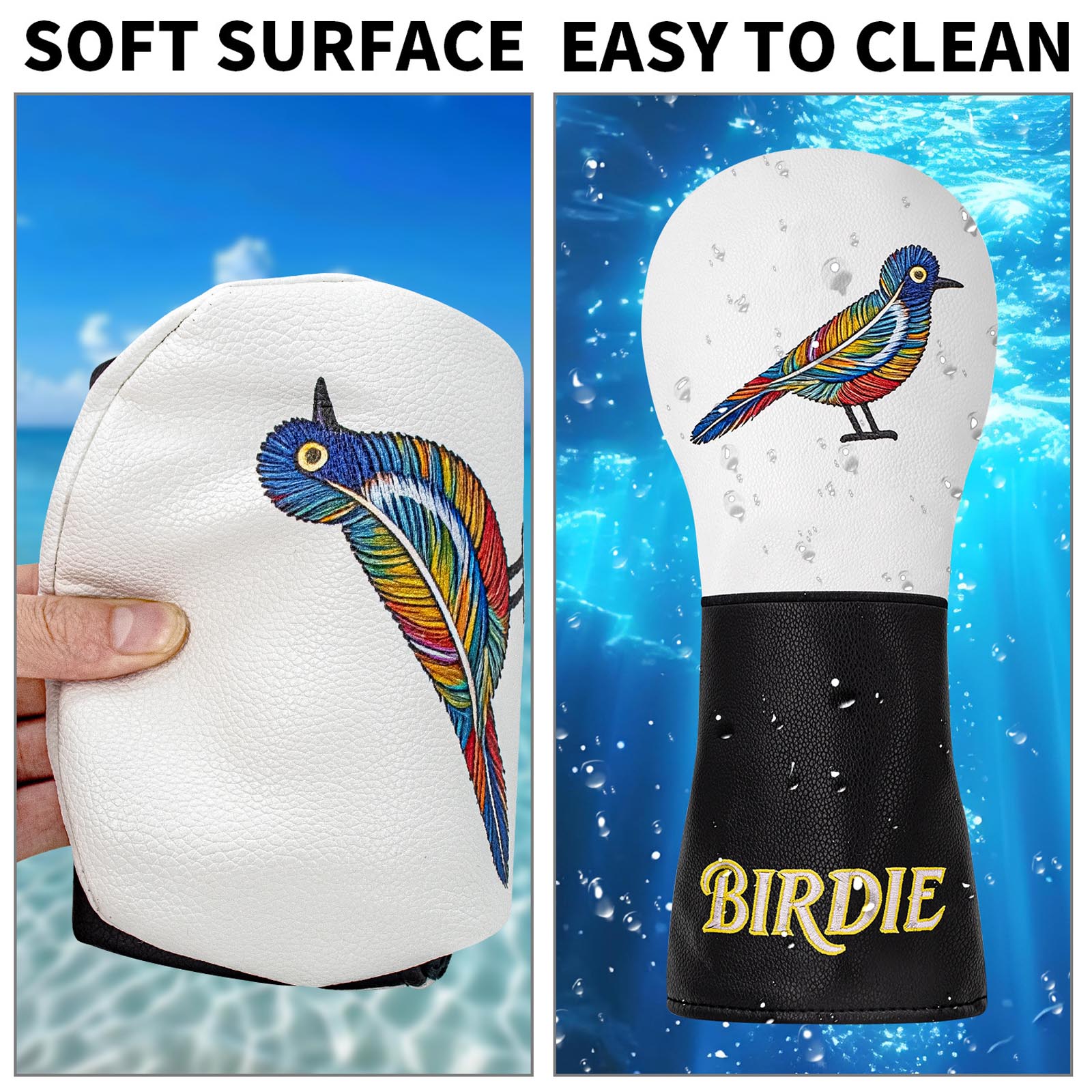 Penutup Kepala Golf Bordir Bur - Embroidery Water ulasan dan harga