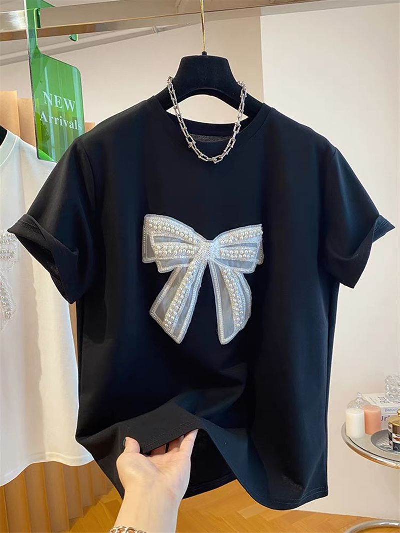  Kaos Lengan Pendek Pearl Kno - Embroidery Knot ulasan dan harga
