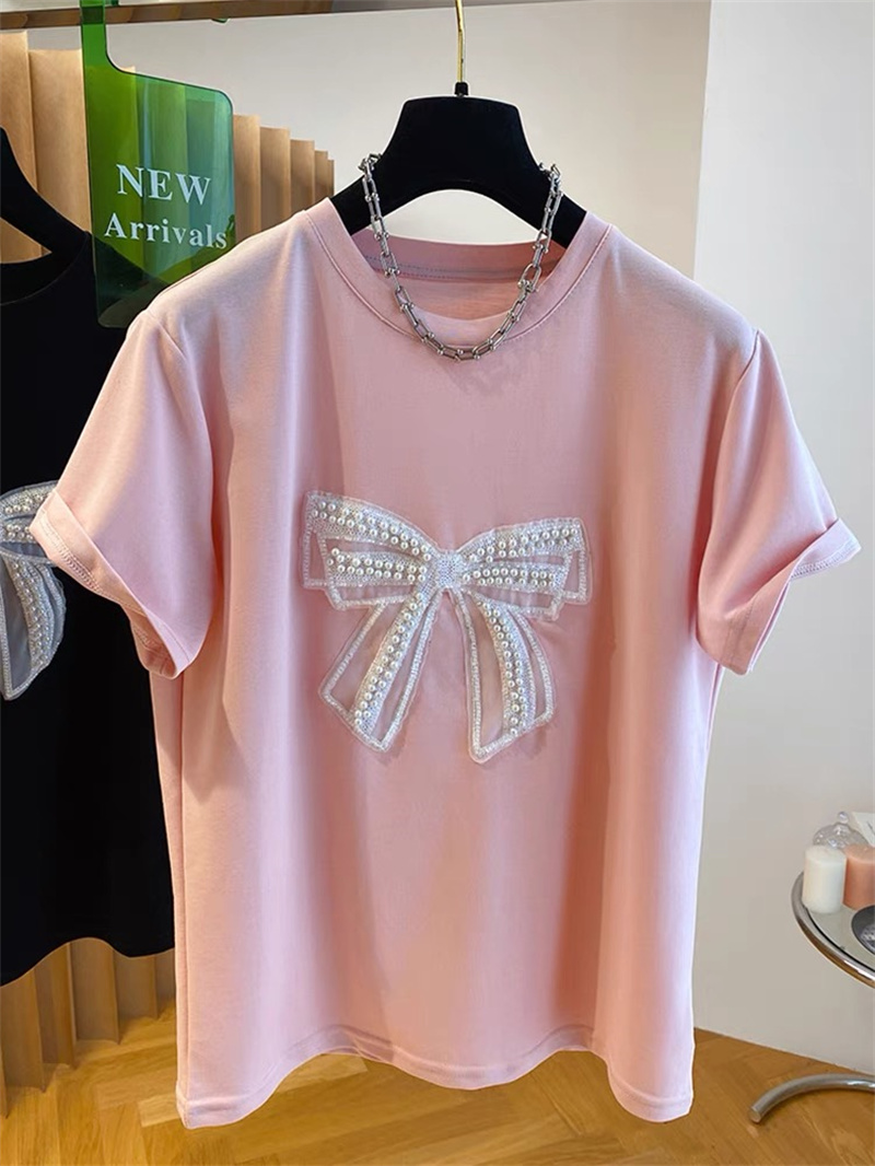   Kaos Lengan Pendek Pearl Kno - Embroidery Knot ulasan dan harga