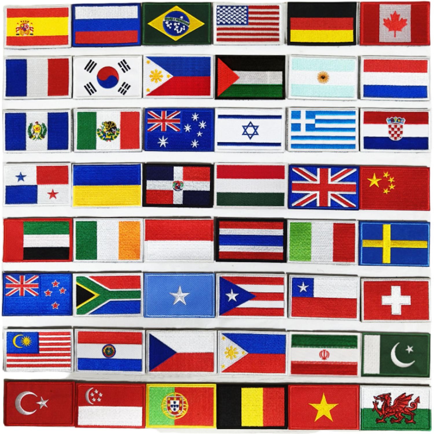 Patch Bendera Bordir AS Inggri - Embroidery In Australia ulasan dan harga