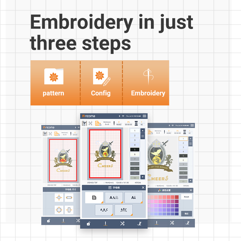 Mesin Bordir Komputerisasi Rum - Embroidery Machine Computerized ulasan dan harga